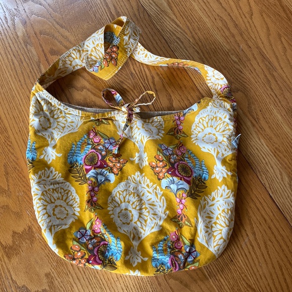 Yellow - Handcrafted Jacquard Cotton Hand Bag